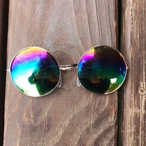 Circle rainbow sunglasses